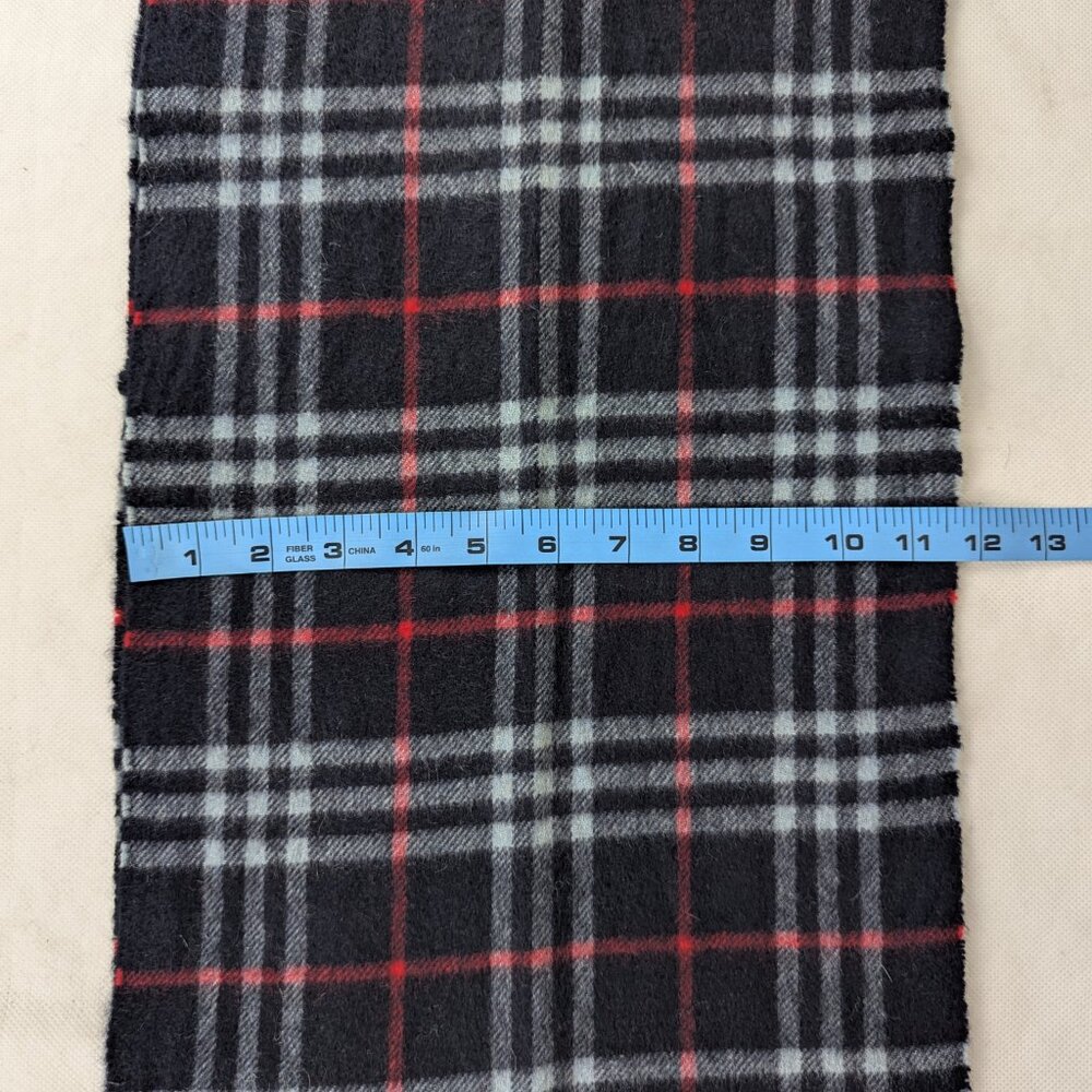 Burberry Cashmere Check Scarf Blue| Unisex | Premium Feel | Limited Stock - Picture 6 of 6